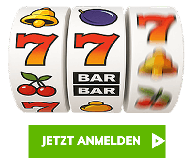 Spielautomaten mit Anmelden Button